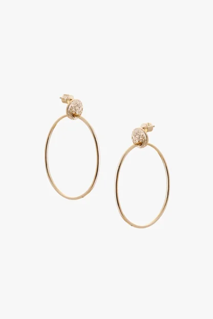 Tutti & Co Quay Earrings Gold (EA677G) - Image 2