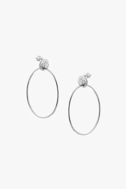 Tutti & Co Quay Earrings Silver (EA677S) - Image 2