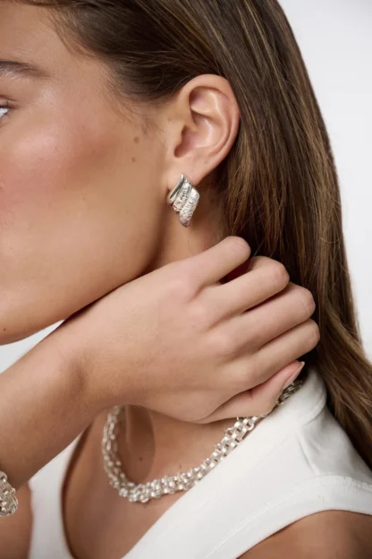Tutti & Co Sky Earrings Silver (EA675S)