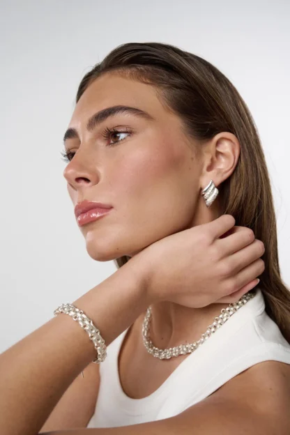 Tutti & Co Sky Earrings Silver (EA675S) - Image 5