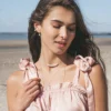 Claudia Bradby Angelina Silver Pearl Choker Necklace