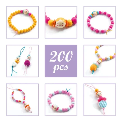 Djeco Jewellery Kit Beads and Figurines - Image 2