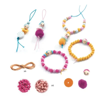 Djeco Jewellery Kit Beads and Figurines - Image 3