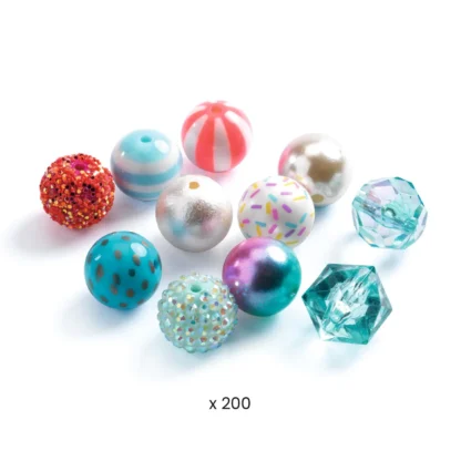 Djeco Bubble Beads Silver - Image 2