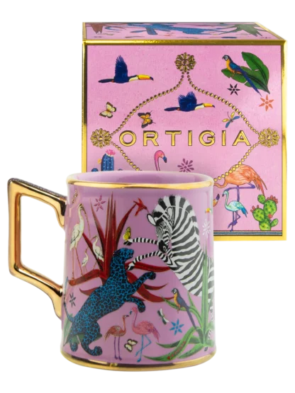 Ortigia Sicilia Tazza Ceramic Pink Mug - Image 2