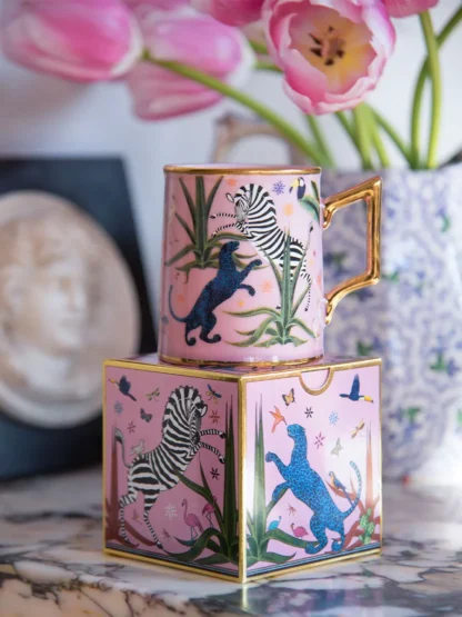 Ortigia Sicilia Tazza Ceramic Pink Mug
