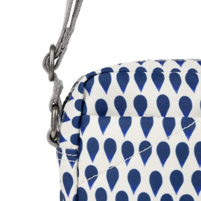 Roka Bond Recycled Small Cross Body Bag Denim Rain - Image 6