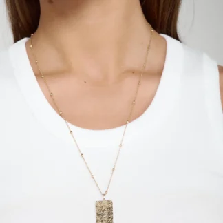 Tutti & Co Cascade Necklace Gold