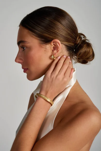 Tutti & Co Haven Bangle Gold - Image 3
