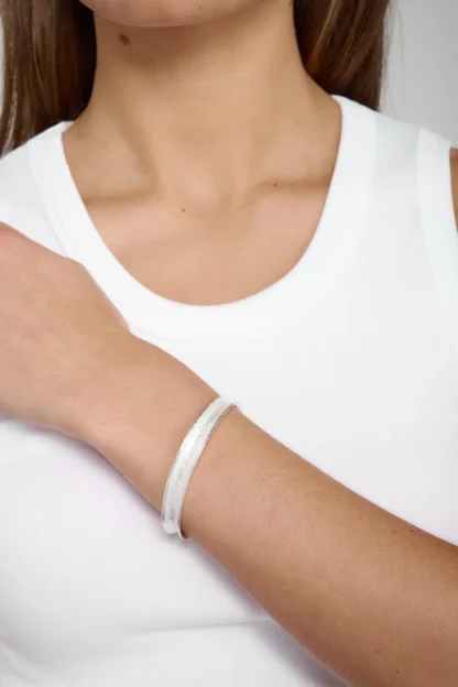Tutti & Co Haven Bangle Silver - Image 3