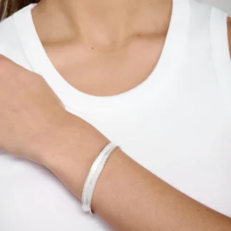 Tutti & Co Haven Bangle Silver
