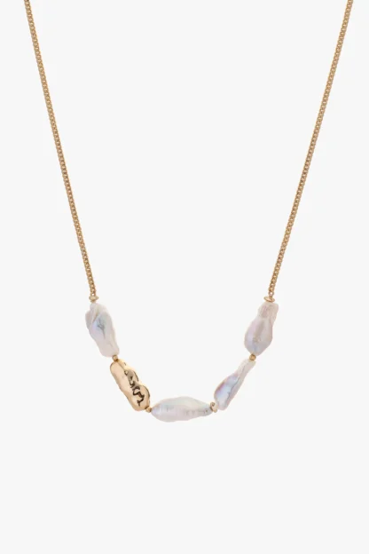 Tutti & Co Lustre Necklace Gold - Image 2