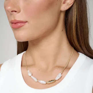 Tutti & Co Lustre Necklace Gold