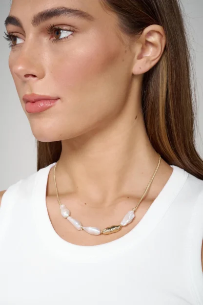 Tutti & Co Lustre Necklace Gold