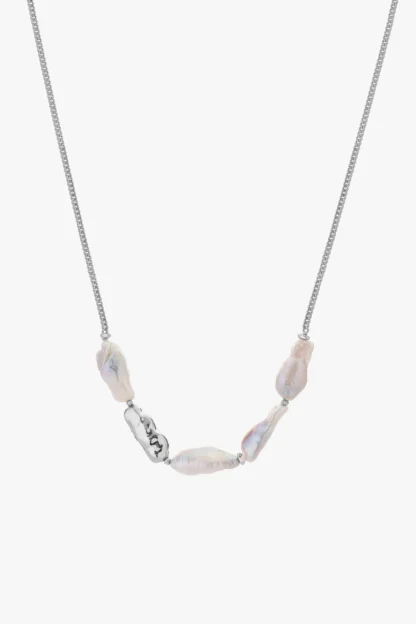 Tutti & Co Lustre Necklace Silver - Image 2