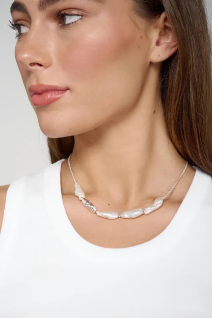 Tutti & Co Lustre Necklace Silver