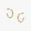 Tutti & Co Sea Earrings Gold - Image 2