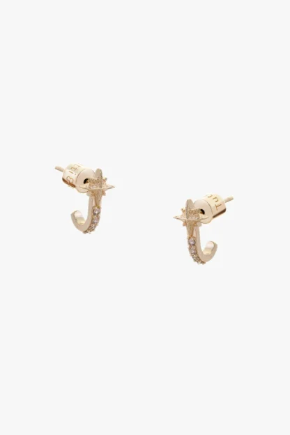 Tutti & Co Cosmic Earrings Gold