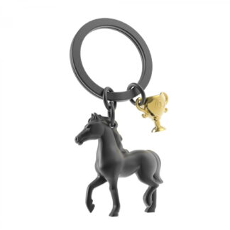 Metalmorphose - Black Horse & Trophy Keyring