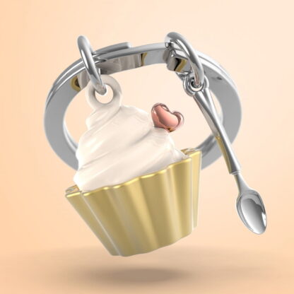 Metalmorphose - Cupcake and Spoon Keyring - Image 4