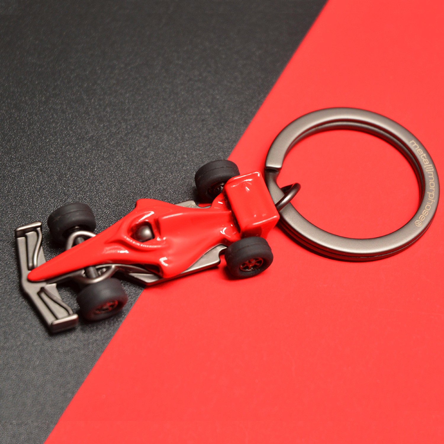 Metalmorphose - LUXE Formula One Racing Car Keyring RED - Image 3