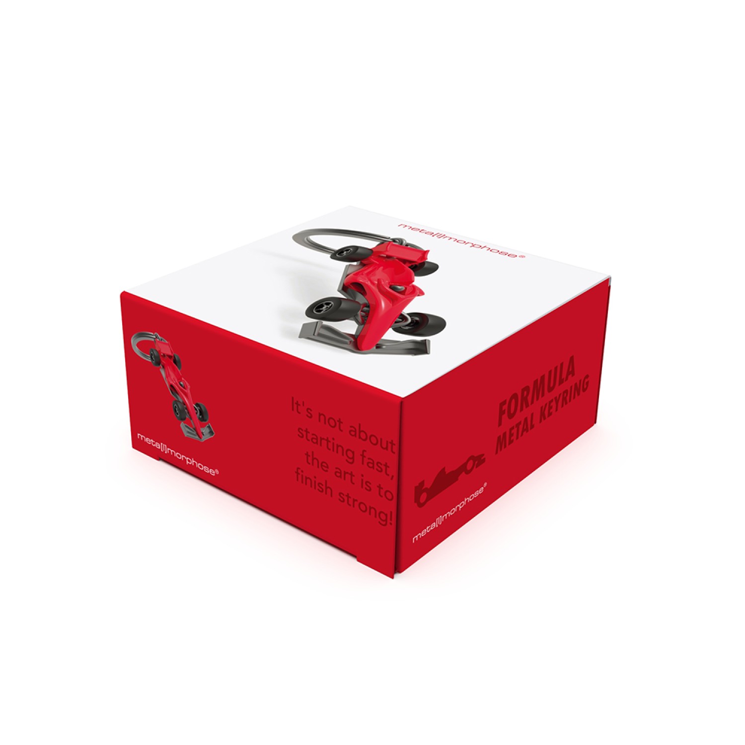 Metalmorphose - LUXE Formula One Racing Car Keyring RED - Image 5