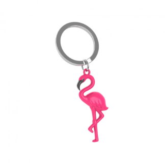 Metalmorphose - Pink Flamingo Keyring