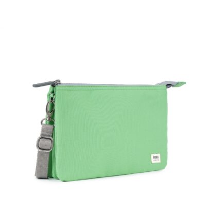 Roka Carnaby XL Recycled Canvas Crossbody Bag Peppermint - Image 2