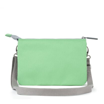 Roka Carnaby XL Recycled Canvas Crossbody Bag Peppermint - Image 3