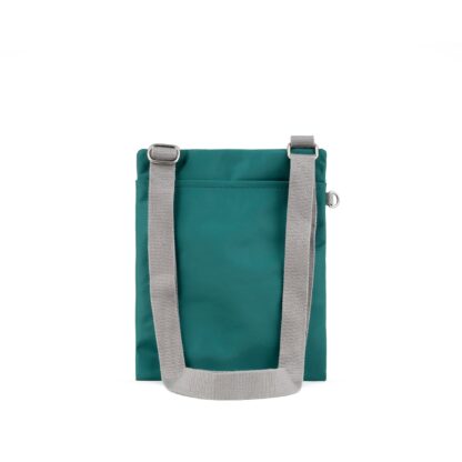 Roka Chelsea Recycled Nylon Crossbody Bag Teal - Image 3