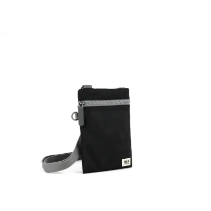 Roka Chelsea Recycled X Small Cross Body Bag All Black - Image 2