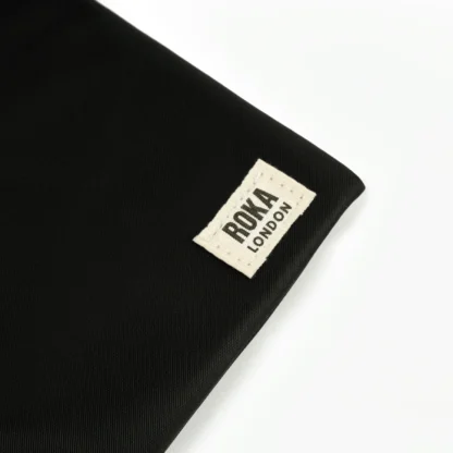 Roka Chelsea Recycled X Small Cross Body Bag All Black - Image 6