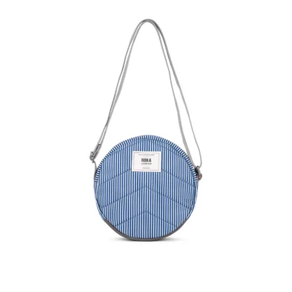 Roka Paddington B Recycled Canvas Crossbody Bag Blue Hickory - Image 3