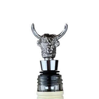 Selbrae House at Gifted Boston Spa - Bottle Stopper - Highland Cow Front