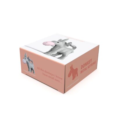 Metalmorphose - Grey Donkey Keyring - Image 3