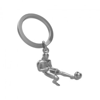 Metalmorphose - Matt Chrome Football Player Keyring