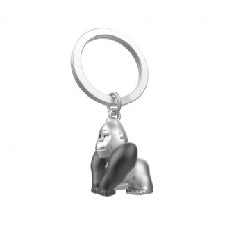 Metalmorphose - Black and Chrome Gorilla Keyring