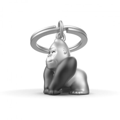 Metalmorphose - Black and Chrome Gorilla Keyring - Image 2
