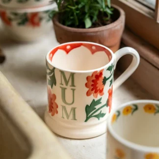 Emma Bridgewater Chrysanthemum Mum 1/2 Pint Mug