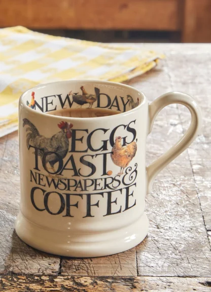 Emma Bridgewater at Gifted Boston Spa - Rise and Shine Eggs - Half Pint Mug