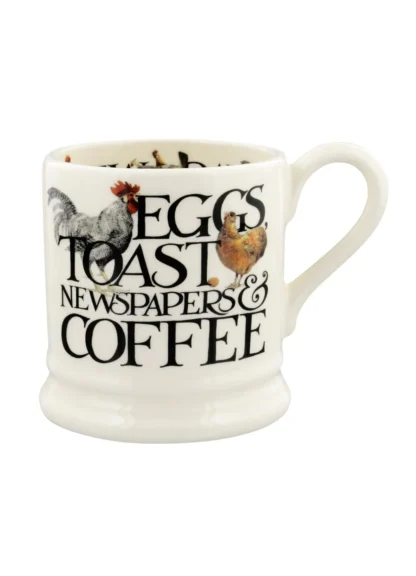 Emma Bridgewater Rise and Shine Eggs and Toast 1/2 Pint Mug - Image 3