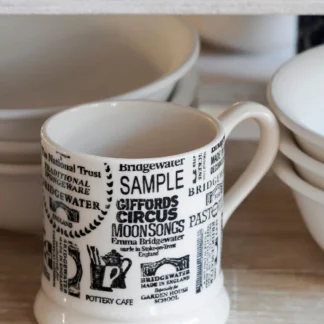 Emma Bridgewater Backstamps From 40 Years 1/2 Pint Mug