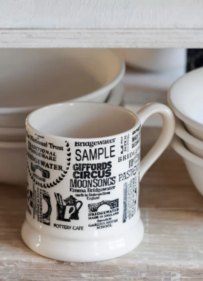 Emma Bridgewater Backstamps From 40 Years 1/2 Pint Mug