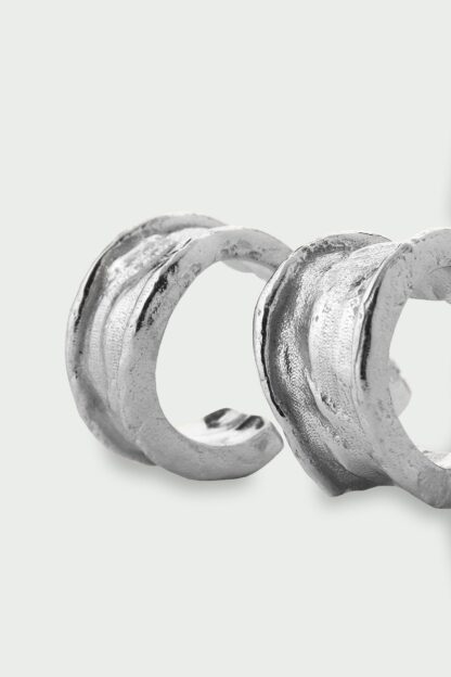 Tutti & Co Driftline Earrings Silver - Image 6