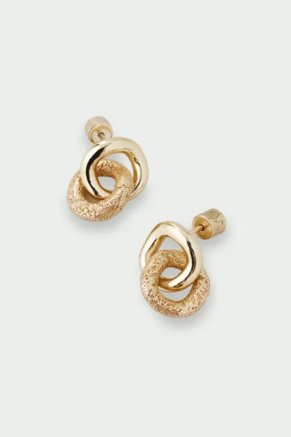Tutti & Co Bind Earrings Gold - Image 4