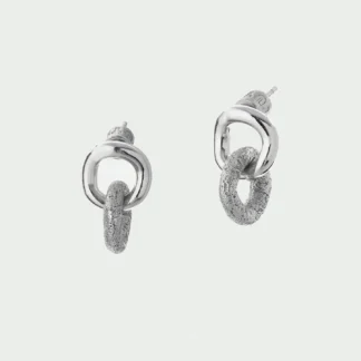Tutti & Co Bind Earrings Silver