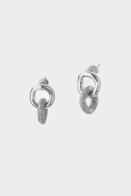 Tutti & Co Bind Earrings Silver