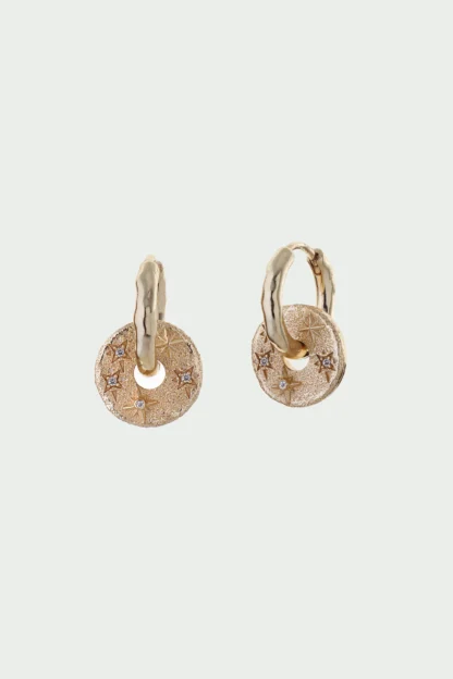Tutti & Co Celestial Earrings Gold - Image 2