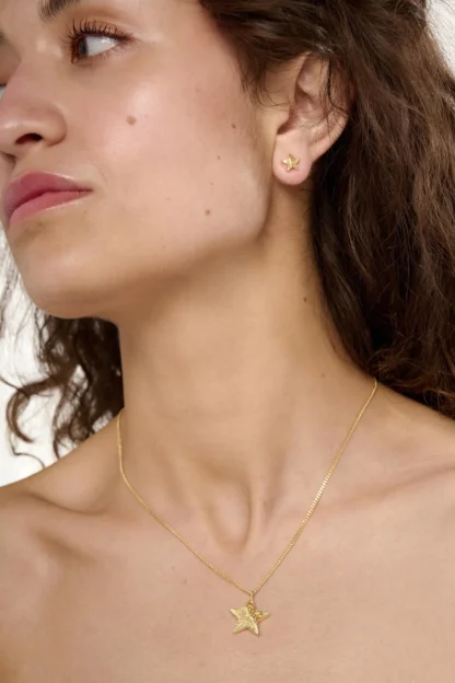Tutti & Co Cosma Necklace Gold - Image 4