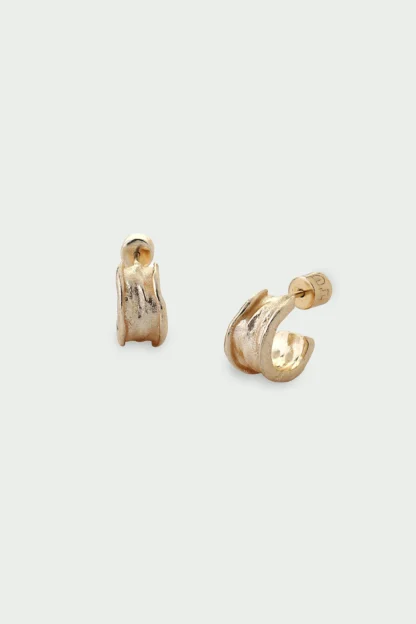 Tutti & Co Driftline Earrings Gold - Image 2